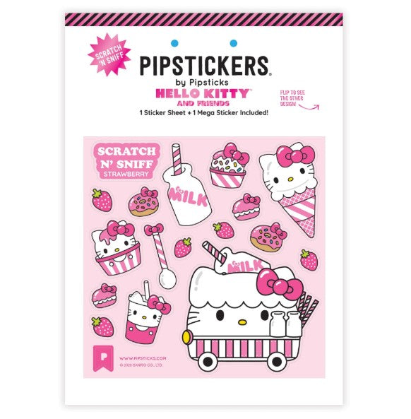 Hello Kitty Milk Cart Scratch 'n Sniff (2ct)