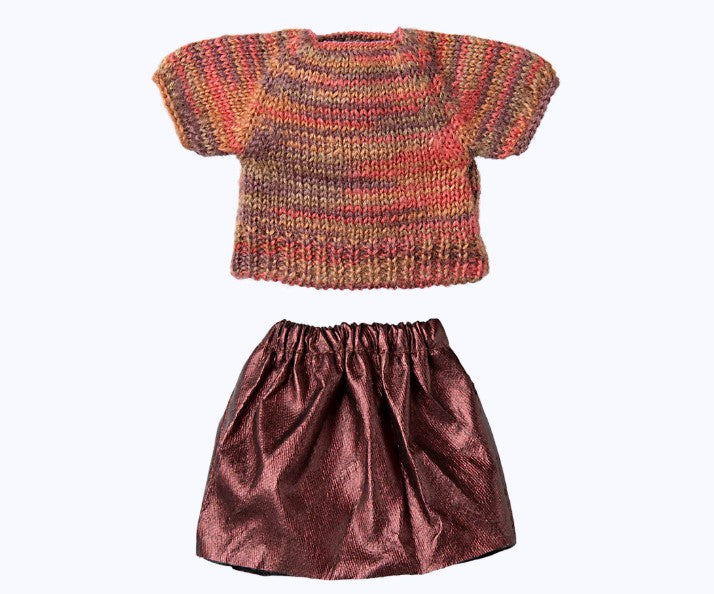 Skirt and knitted blouse, Mum mouse (Mid-March Pre-Order)