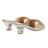 Slipper High-heel Ellina (gold) Costume Accessory for Kids - Carnival & Festive Use