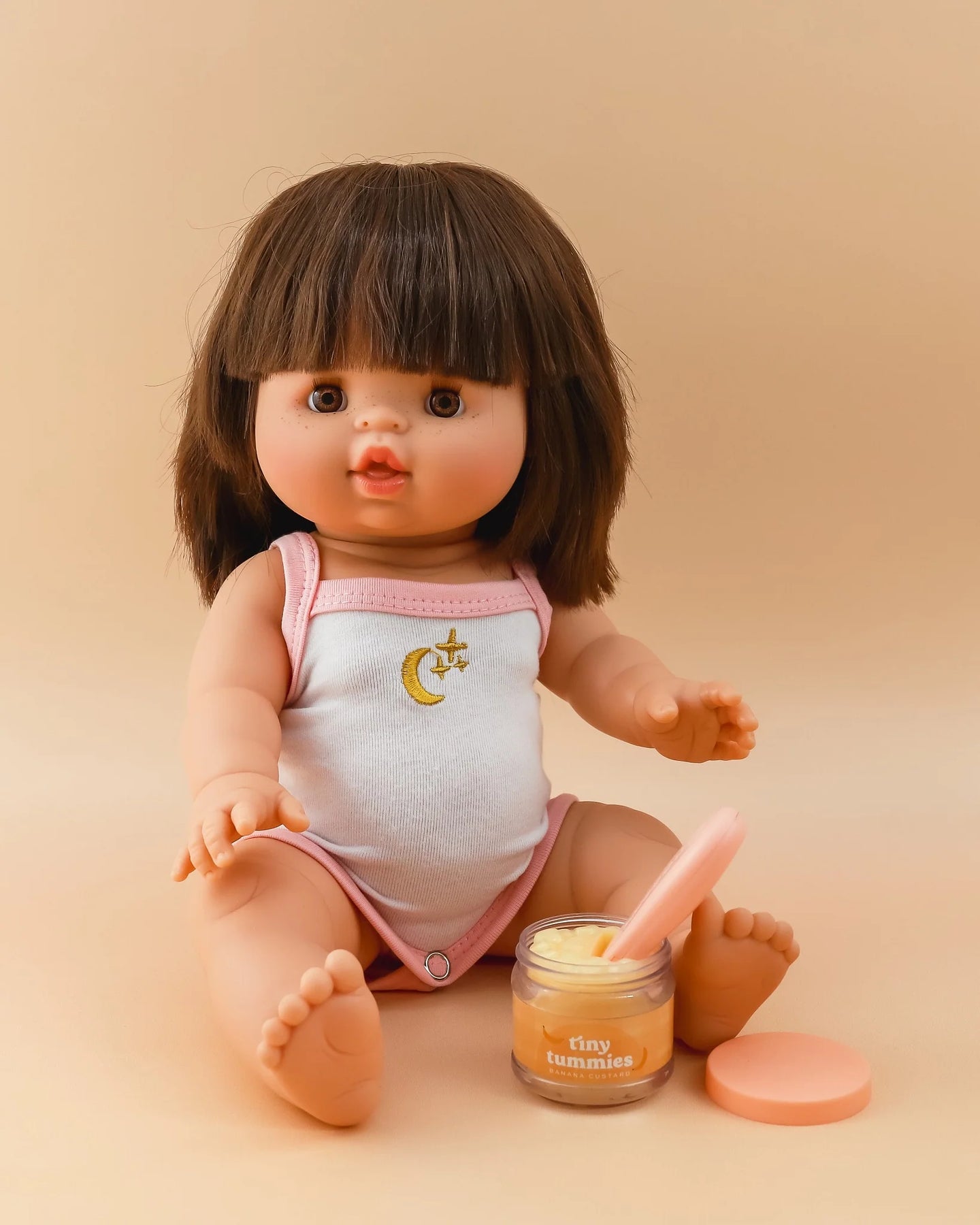 Tiny Harlow Doll Food Jar & Spoon - Strawberry Custard – Allen Rose