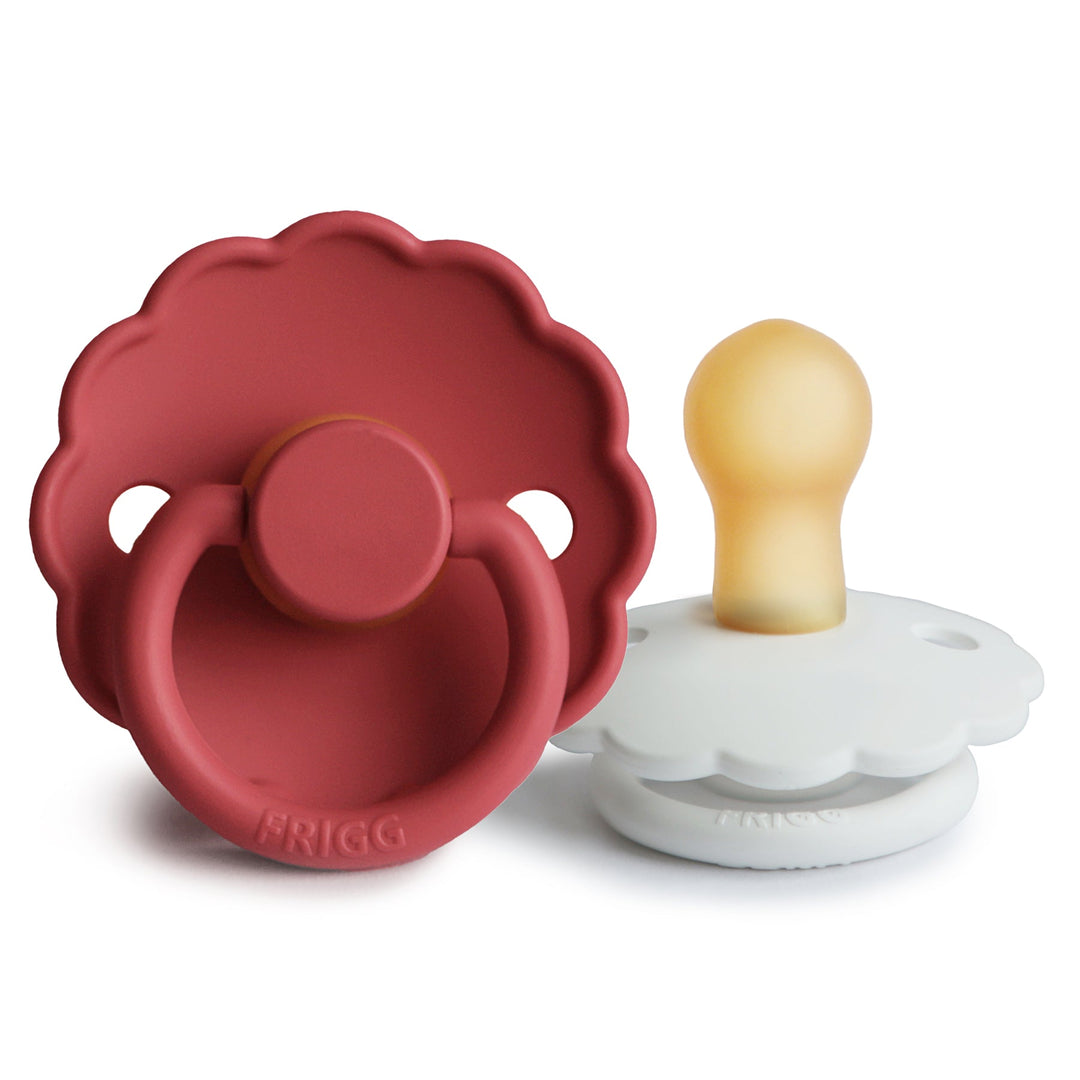 FRIGG Daisy Natural Rubber Pacifier 2-Pack