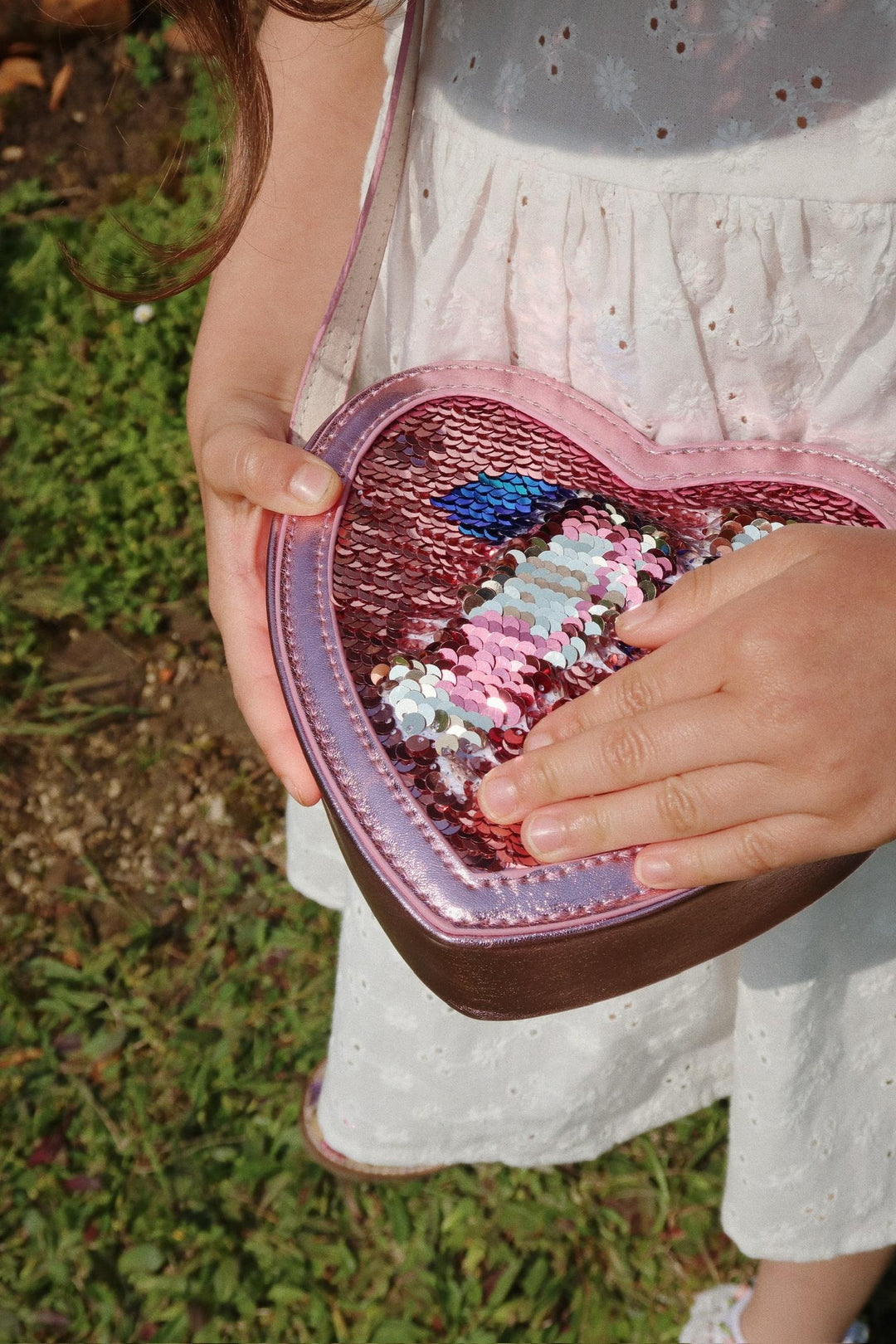 Reversible Sequin Purse - Cherries