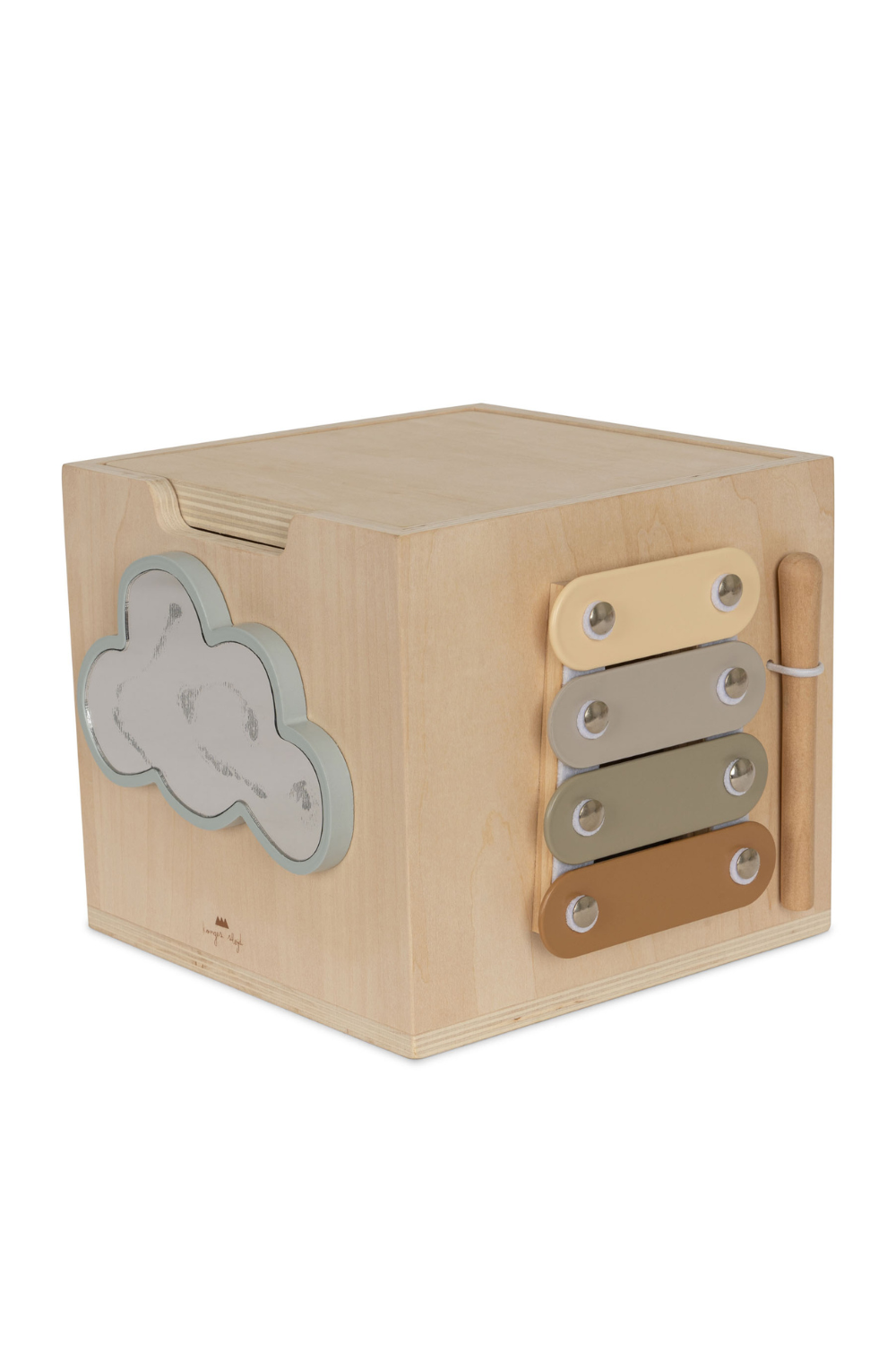 Wooden Activity Cube: Multifunctional Educational Toy