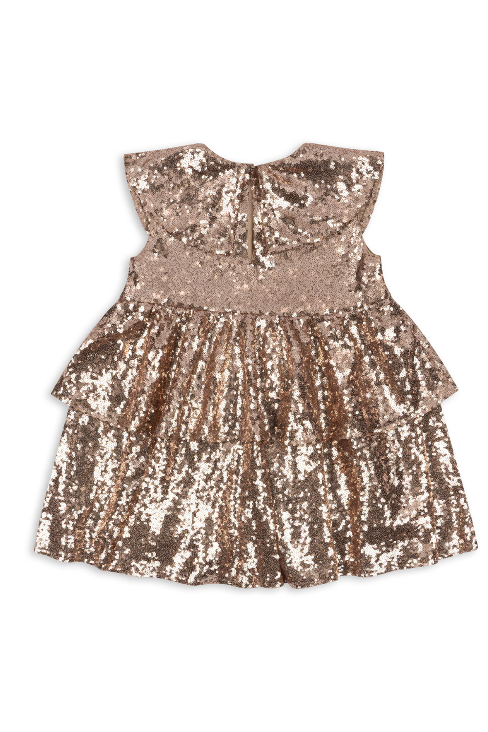 Starla Sequin Dress - Gold Blush