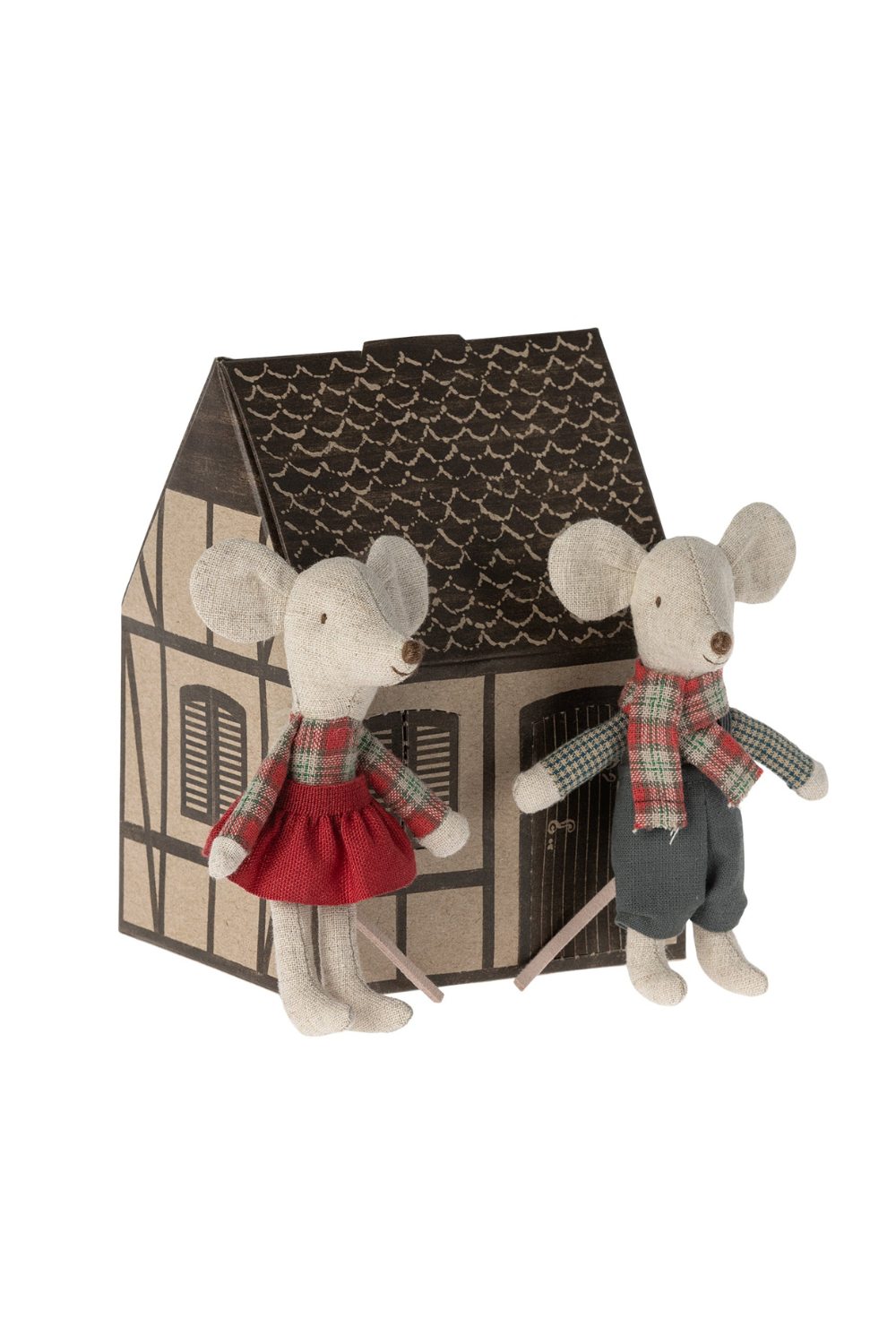 Winter Mice Twins: Little Brother & Sister Maileg Collectibles