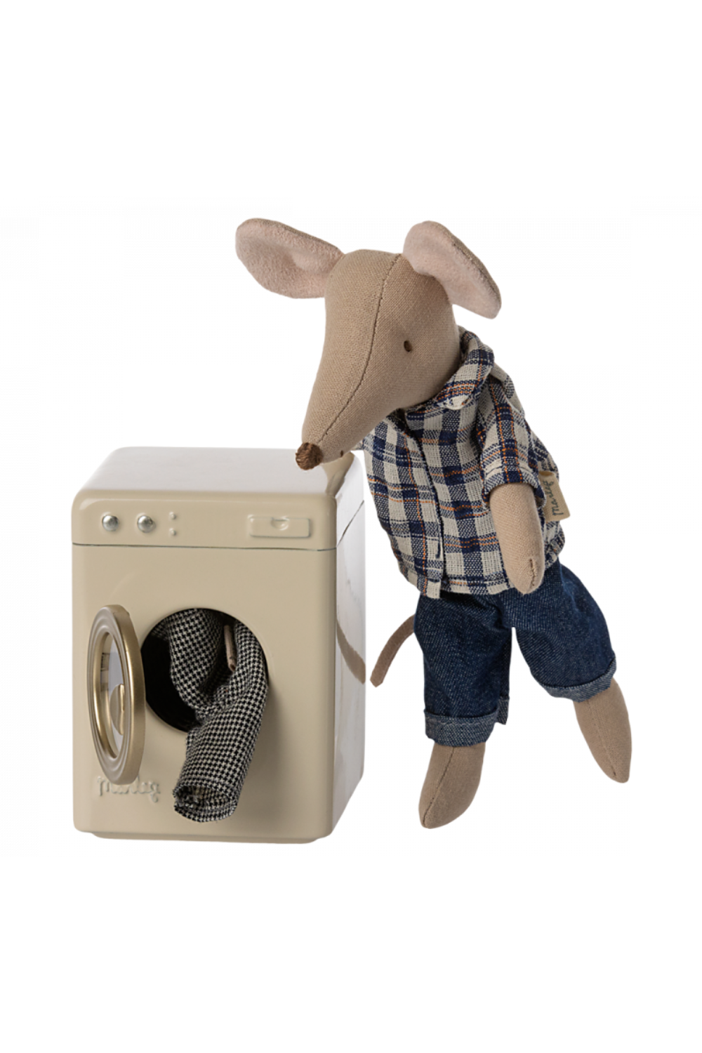 Maileg Mouse Washing Machine: Dollhouse Laundry Accessory