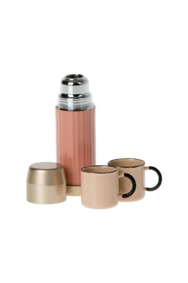 Maileg Thermos and Cup Set - Soft Coral