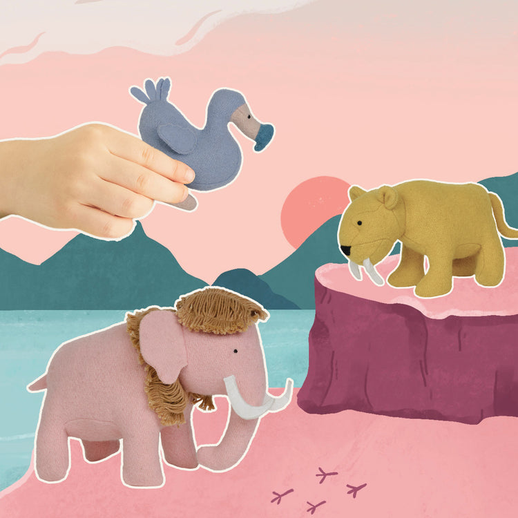 Holdie Folk Extinct Animals: Charming Collectible Toys by Olli Ella
