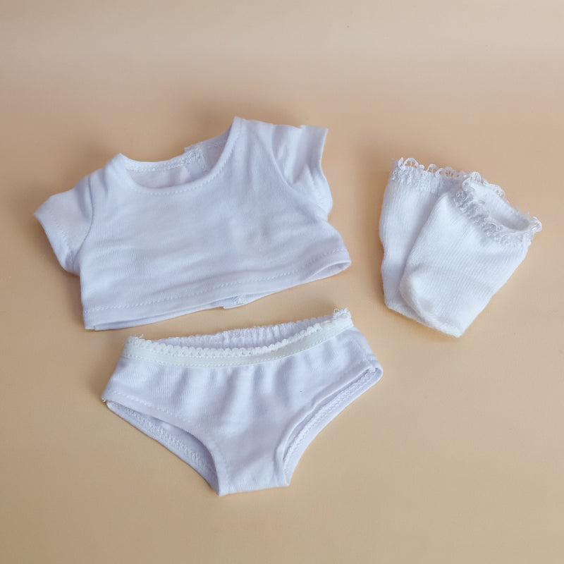 Tiny Threads Underwear Set - White