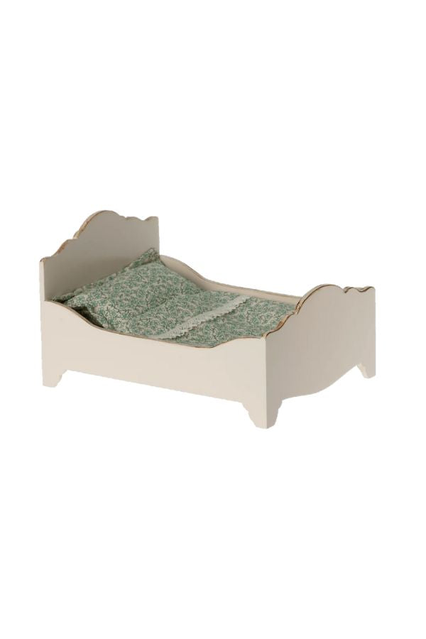 Maileg Wooden Bed for Mouse: Miniature Comfort
