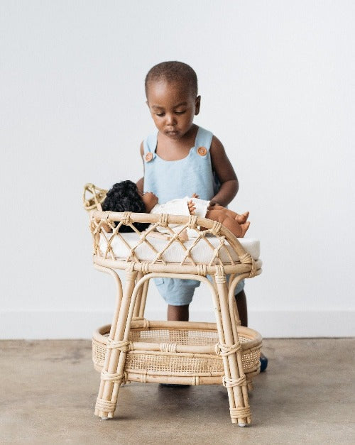 Aria Doll Rattan Changing Table