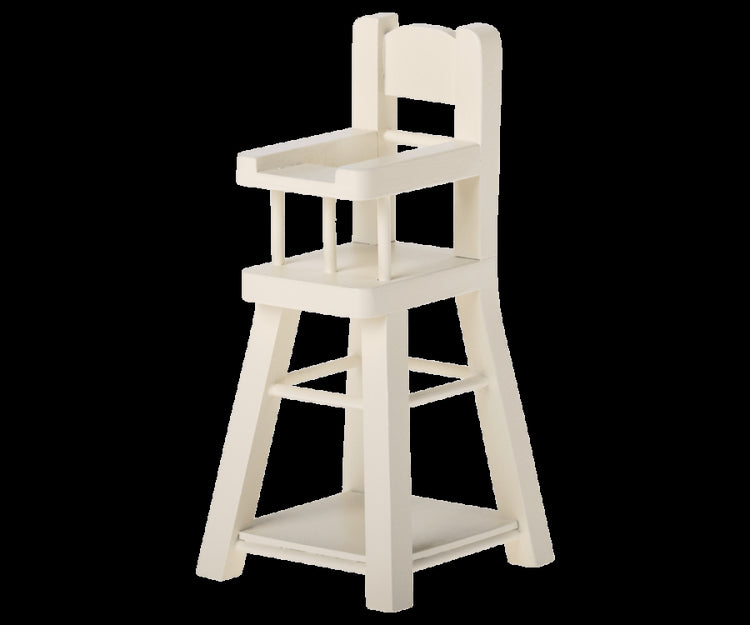 Micro high chair - perfect charming high chair for Maileg dollhouse