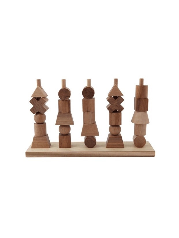 Wooden Shape Stacking Toy