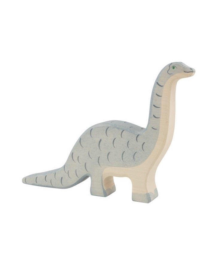 Holztiger Brontosaurus Dinosaur