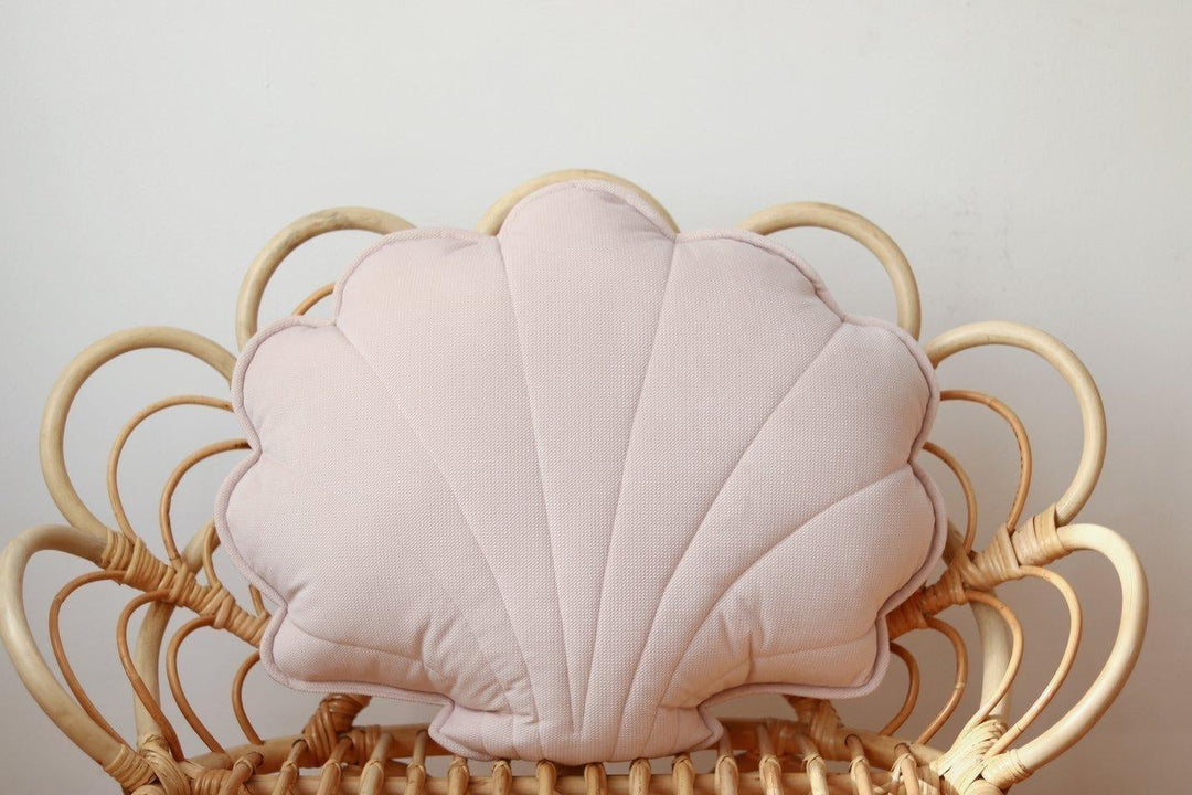 Large Velvet “Powder Pink” Shell Pillow