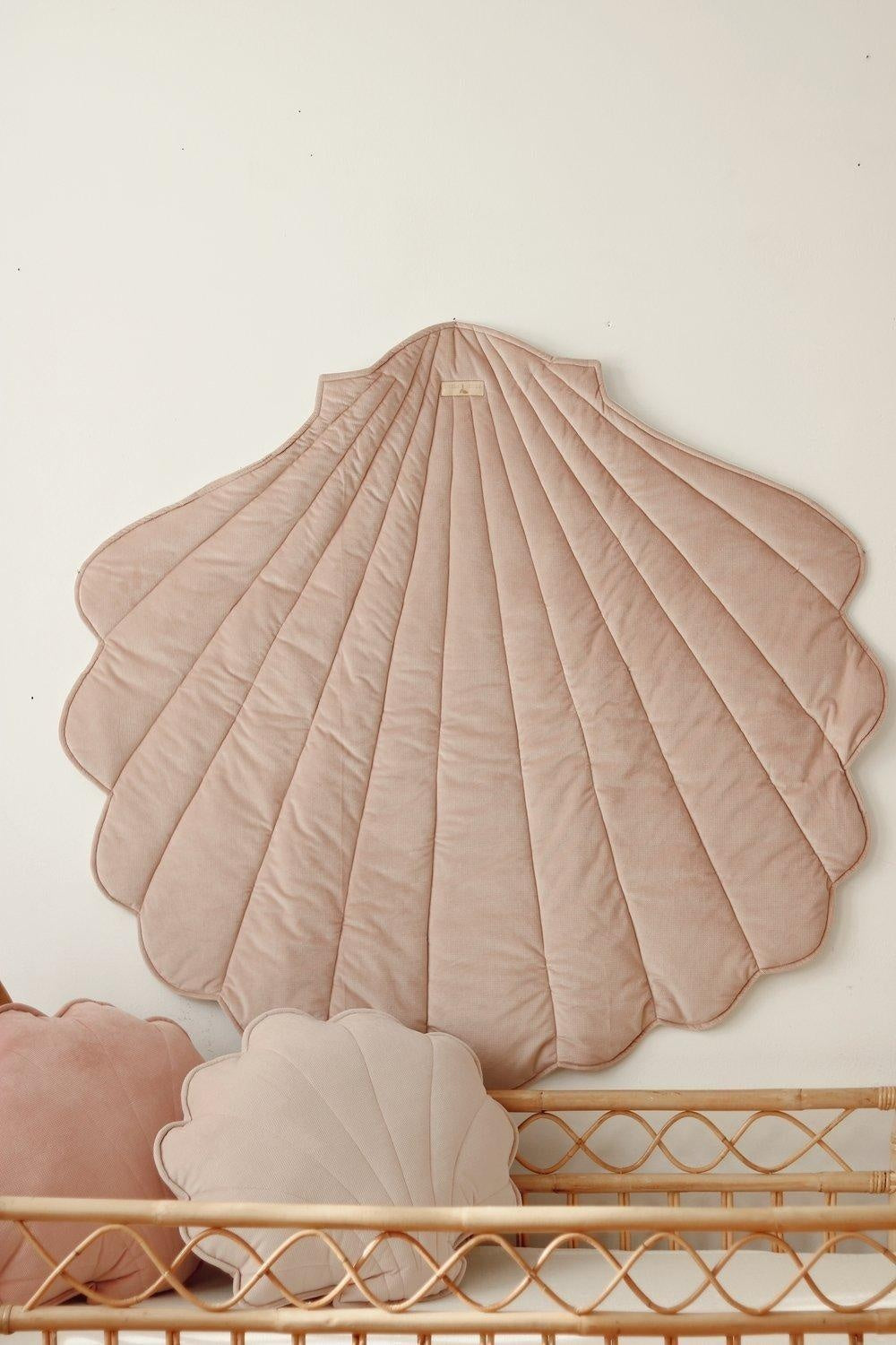 Velvet “Powder Pink” Shell Mat