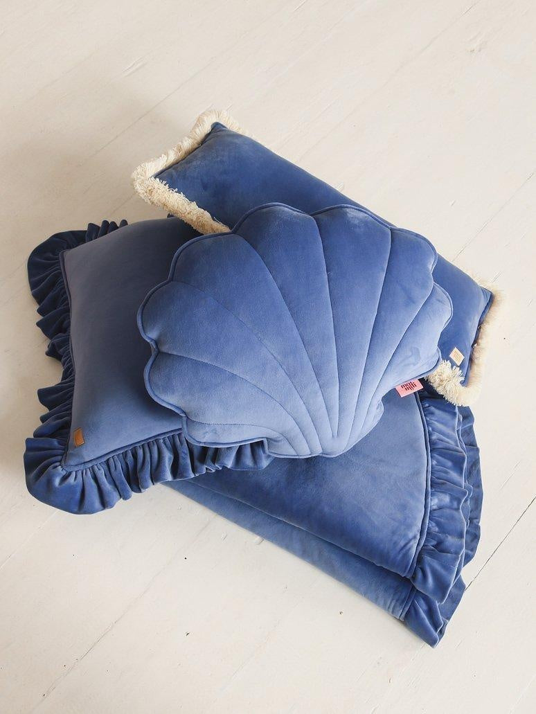 Soft Velvet "Sapphire" Shell Pillow
